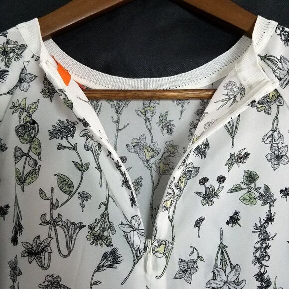 Joe Fresh White Floral Shift Dress - Picture 8 of 10